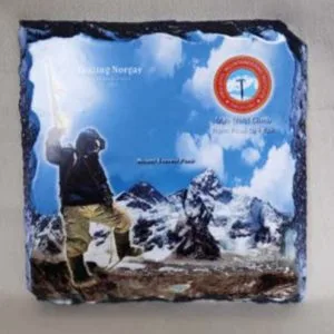 Picture Slate Momento Tenzing Norgay Summit